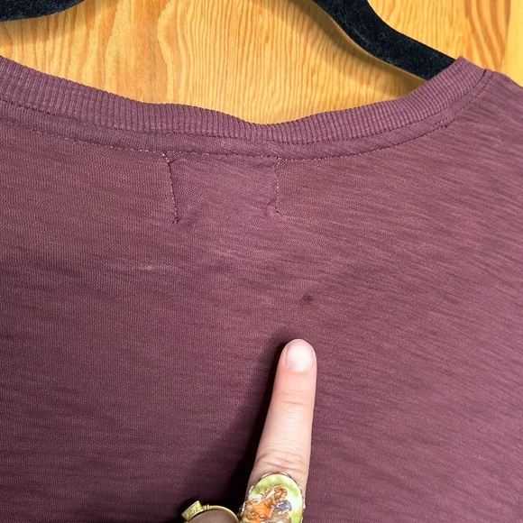 nation ltd tabitha v-neck puffed long sleeve shirt - Picture 7 of 9